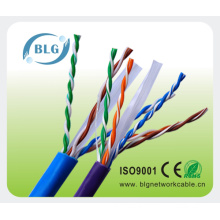 O melhor preço 26awg 0.56mm cca cabo do utp cat6 com fonte da fábrica